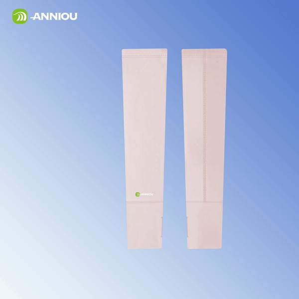 Anniou Kids UV Protection Cooling Arm Sleeves - Thumb-Pink