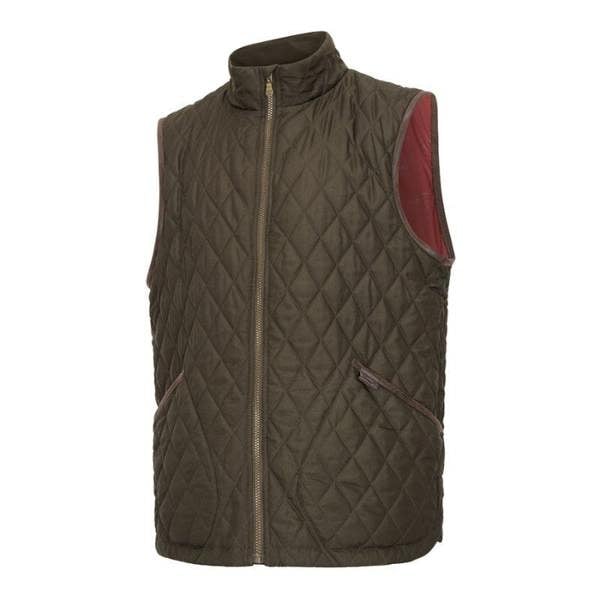 Hoggs of Fife Lindores gents quilted gilet lightweight country gilet for farm and field