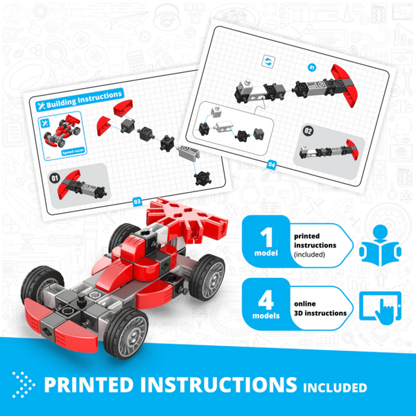 Engino Inventor Mechanics: Speed Racer with 5 bonus models