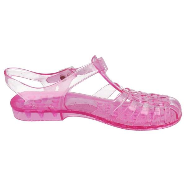 Spot On Ladies Spot On Transparent Jelly Shoes