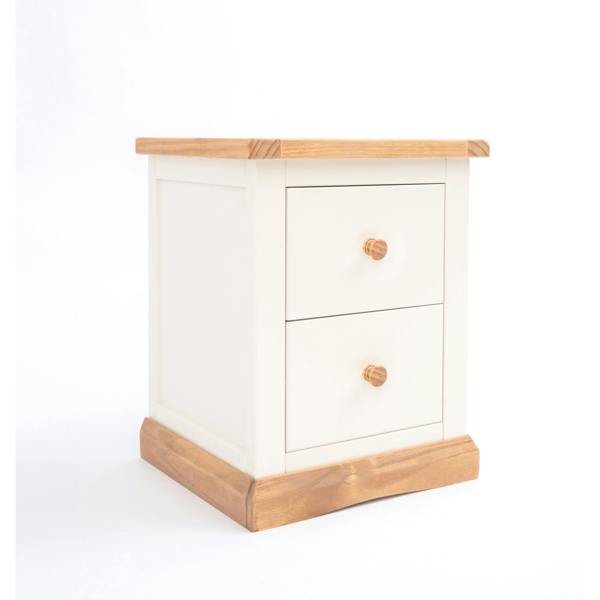Cabinet Bits Trevi 2 Drawer Bedside Table