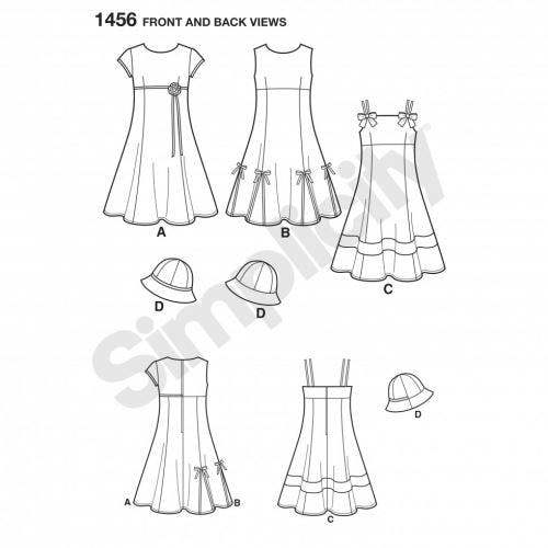 Simplicity Sewing Pattern 1456 Kids