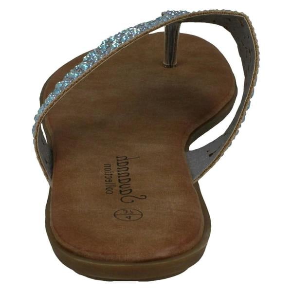 Savannah Ladies Savannah Diamante Toepost Sandals