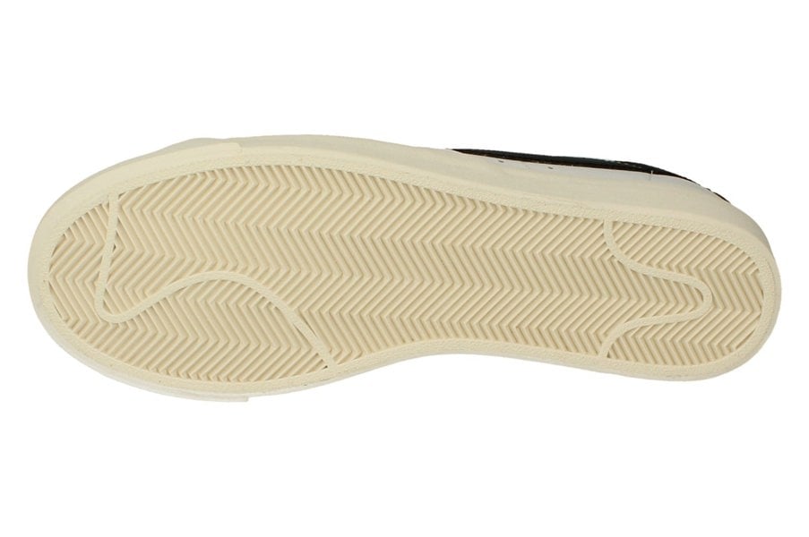 Nike Blazer Low Leather Mens Trainers Ci6377  101 - White Black Sail 101 - Photo 4