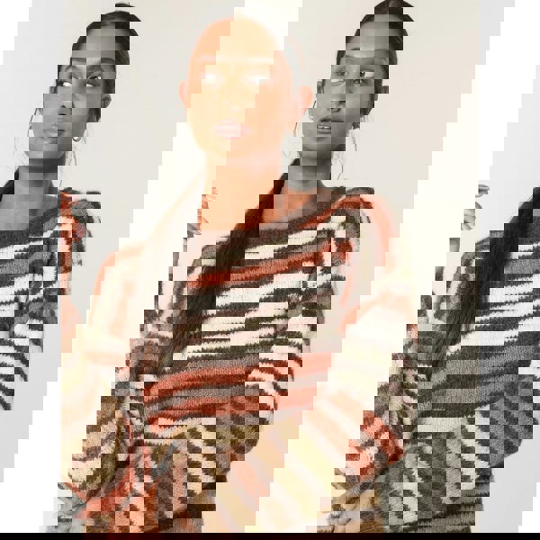 Blue Vanilla Colourful Jumper With Stripes