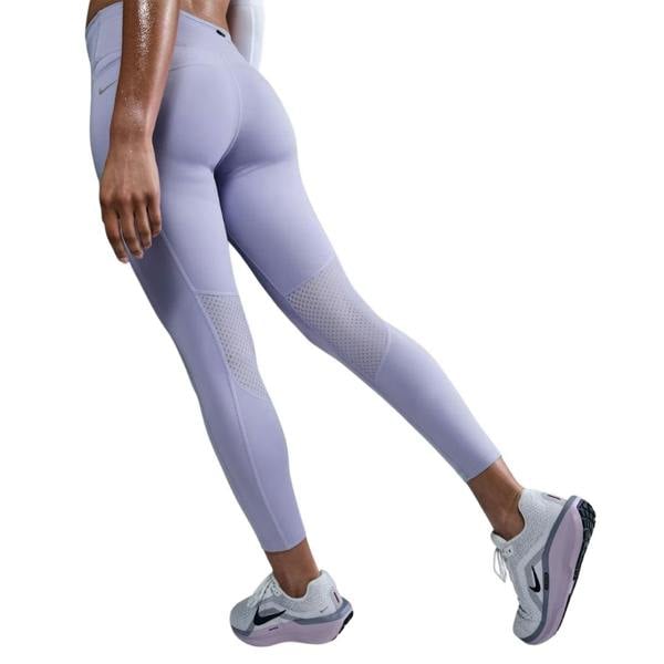 Nike Fast Mid Rise 7/8 Purple Leggings XS