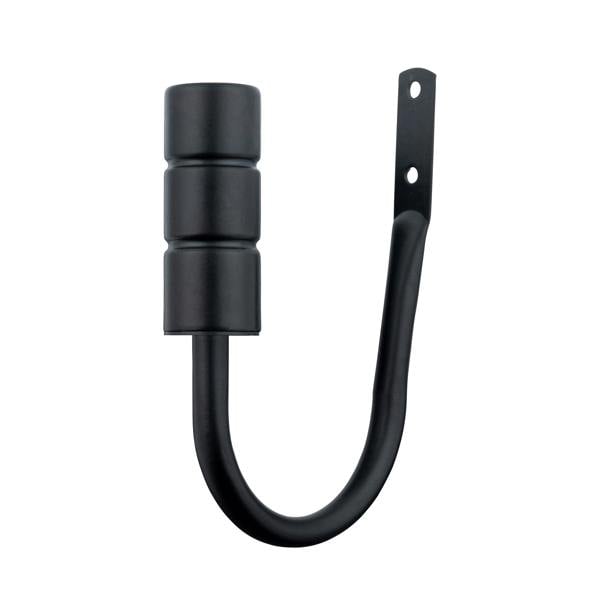A.Unique Home Plain Barrel Metal Extendable Curtain Pole with Rings and Fittings, In a Variety of Colours and Sizes (25/28mm)
