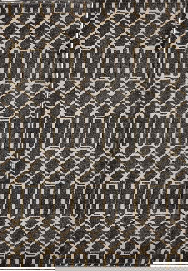 Newport Lattice Rug – Textured Geometric