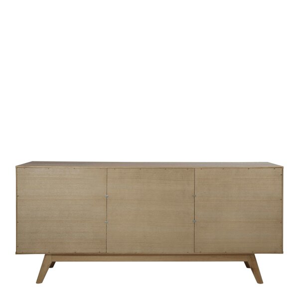 Wyld Haus Mossbloom Oak 2 Door 4 Drawers Sideboard