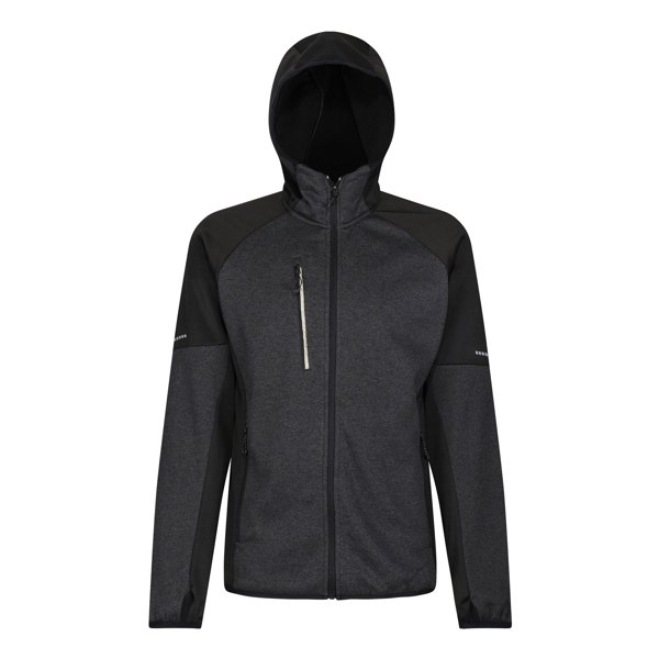 Regatta Mens X-Pro Coldspring II Fleece Jacket - Black/Grey Marl