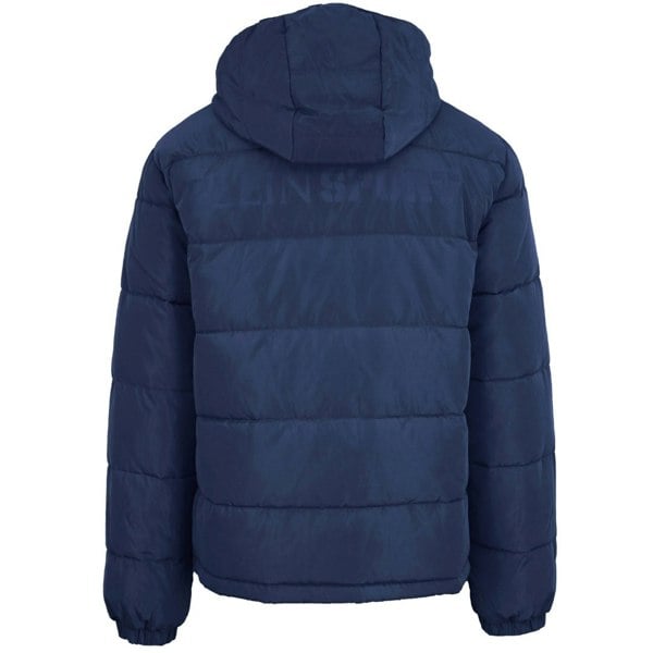 Plein Sport Bold Back Logo Padded Navy Blue Jacket S