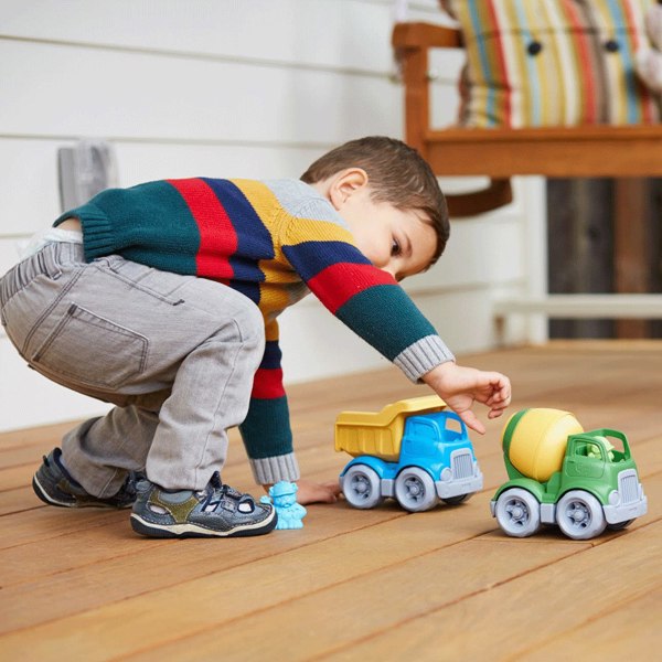 Green Toys Blue Dumper Truck Toy - Made From 100% Recycled Plastic