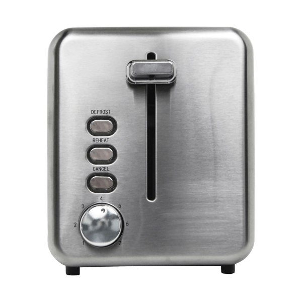 igenix 2 Slice Toaster, Stainless Steel