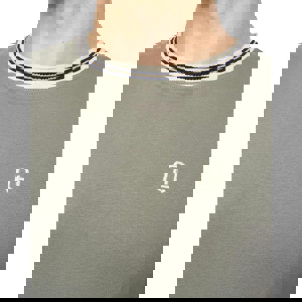 Crosshatch Mens Fillberts T-Shirt - Olive - 