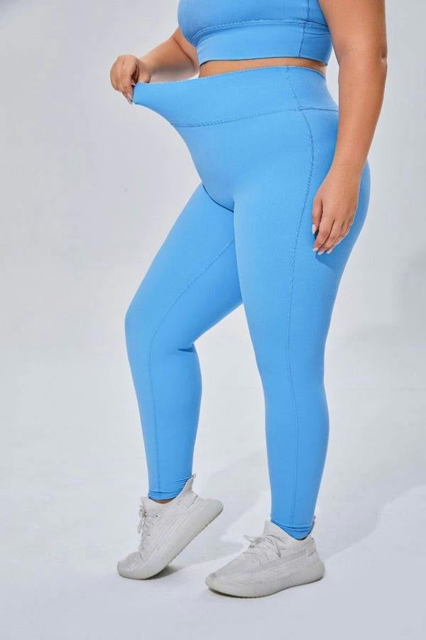 Anniou Plus Size High Waist Yoga Leggings