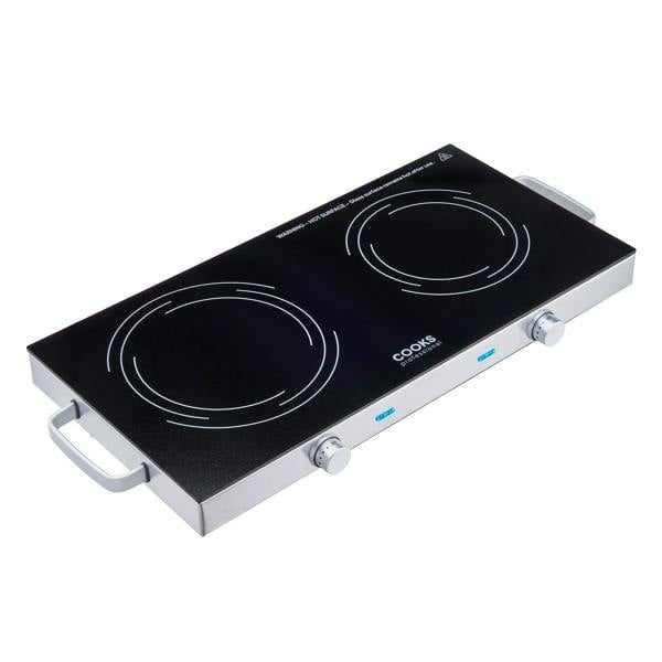 Cooks Professional Double Electric Ceramic Hob