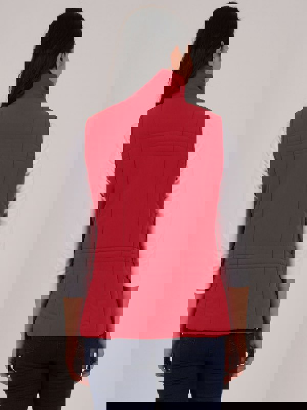 PennyPlain Quilt Gilet - Paprika