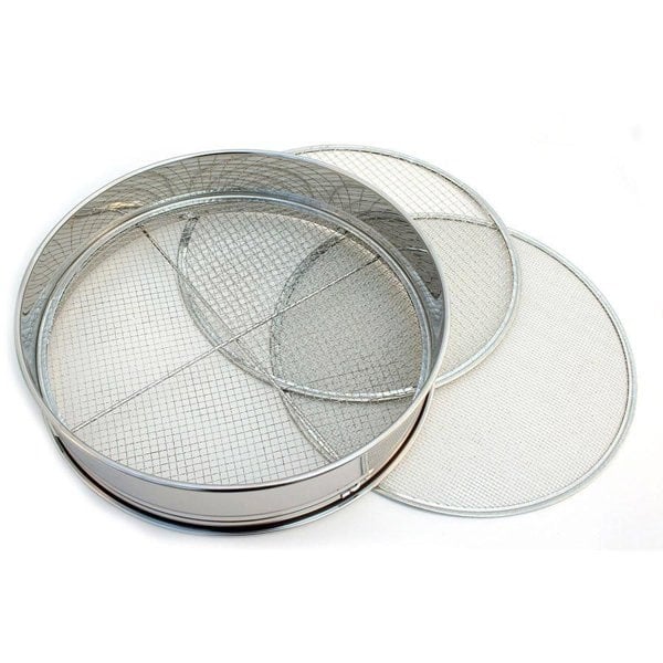 Japanese Bonsai Steel Sieve Set - 3 Piece - Yorkshire Bonsai