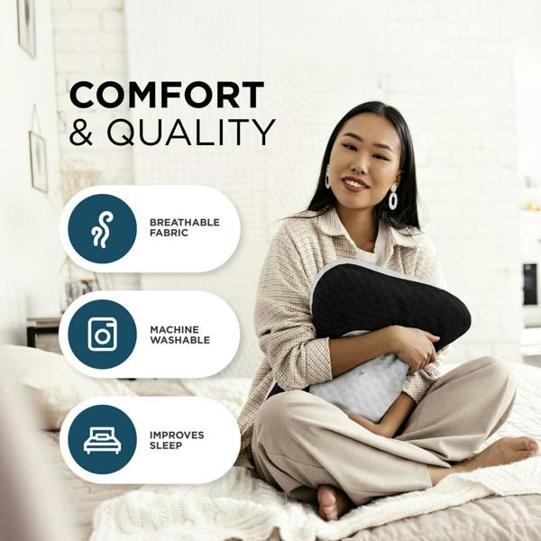 DMD Collective Cervical Memory Foam Pillow – Orthopaedic Neck Support Pillow