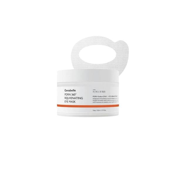 Genabelle PDRN 360 Rejuvenating Eye Mask – 70 hydrogel patches with Salmon DNA and Tranexamic Acid available at Atelier De Glow UK.