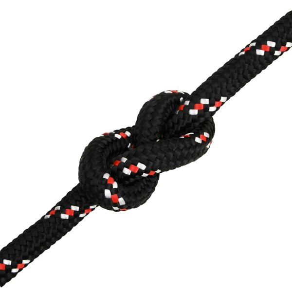 Berkfield Boat Rope Black 20 mm 25 m Polypropylene