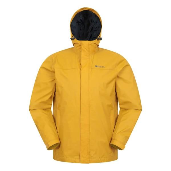 Mountain Warehouse Mens Torrent Waterproof Jacket - Mustard - 