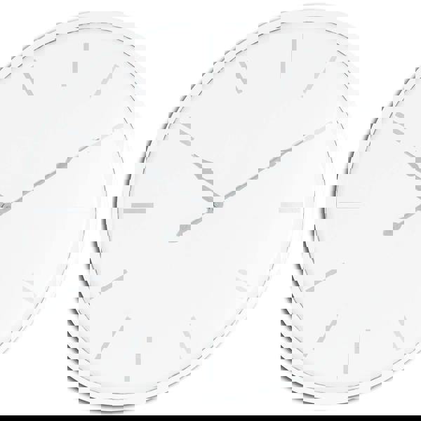 Hill Interiors Brandon Wall Clock - White - 