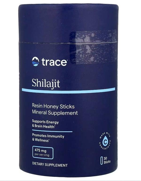 Trace Minerals Shilajit Resin Sticks, Honey - 30 x 8g