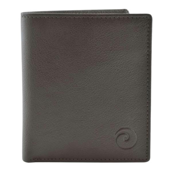 Mala Leather Origin Shirt Leather Wallet With Coin Pocket - one size  - Brown  - Leather 