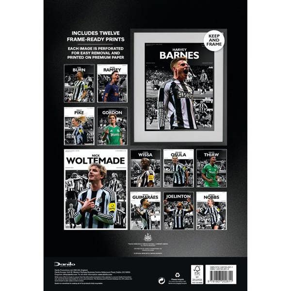 Newcastle United FC Collector's Edition A3 Calendar 2027, Wall Calendars, Month To View, Sports, Gift