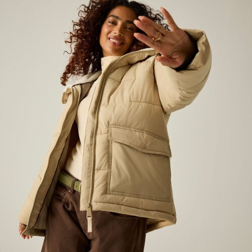 Regatta Womens/Ladies Kayana Padded Jacket - Barleycorn/Light Vanilla