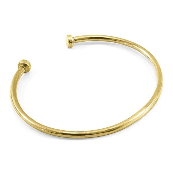 Anchor & Crew Ditton Round Midi Wayfarer 9ct Yellow Gold Bangle