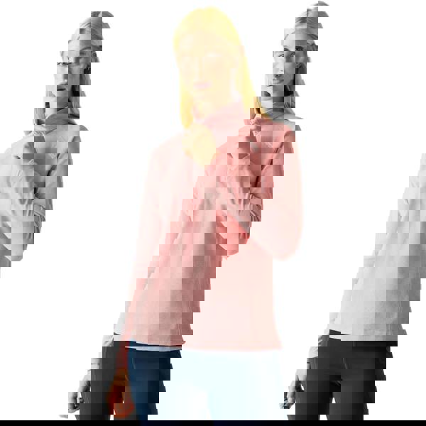 Regatta Great Outdoors Womens/Ladies Montes Half Zip Fleece Top - Peach Pink - 