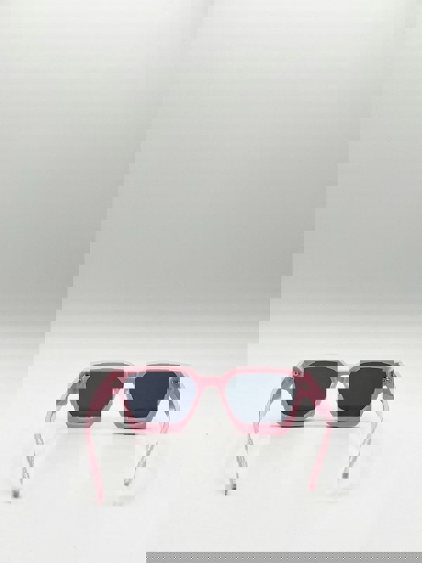 SVNX Square Retro Pink Sunglasses
