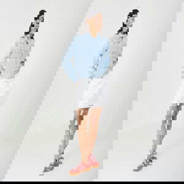 Brave Soul Blue Long Sleeve Denim Shirt - Blue Image 3