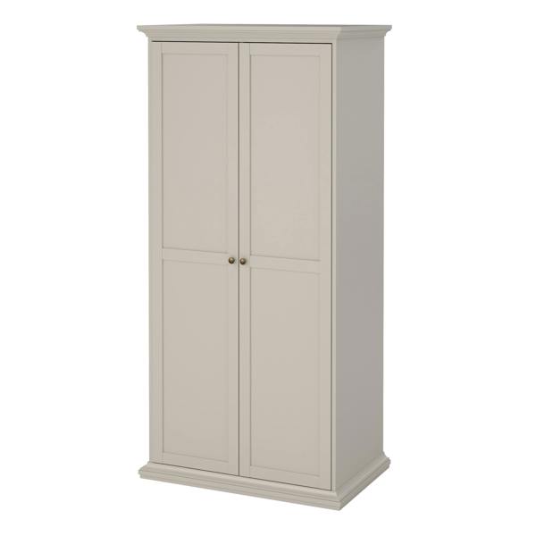 Furniture To Go Paris Wardrobe with 2 Doors in Cashmere