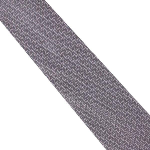 Dunhill luxurious woven silk tie in a carbon fibre pattern