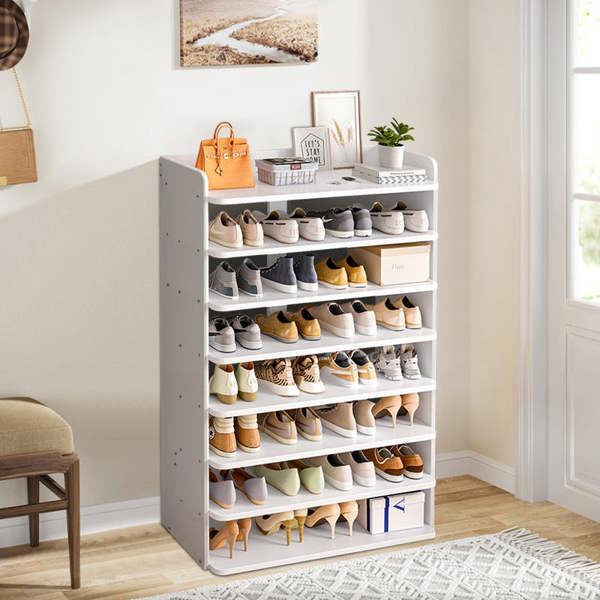 Living and Home 8-Tier Shoe Rack Shoe Cabinet for Entryway