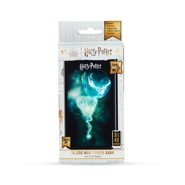 Lazerbuilt | Harry Potter Patronus Light-Up Power Bank 10,000mAh