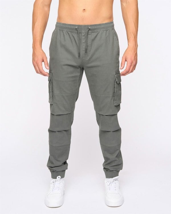 Crosshatch Pendles Cargo Pants Deep Forest