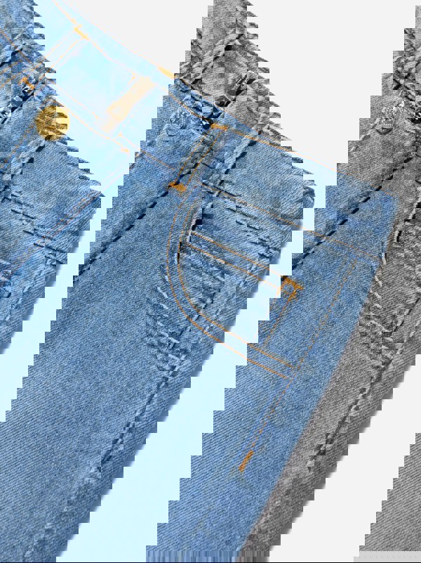 Balmain Boys Denim Shorts in Blue