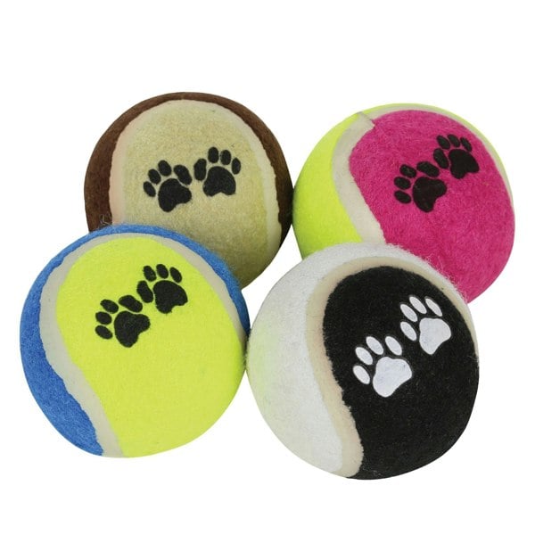 Regatta Dogs Tennis Balls (Pack of 4) - Multicoloured
