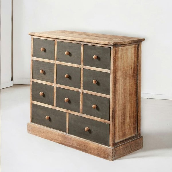 Rafaelo Mobilia Wooden Chest Of 11 Drawers Bedroom