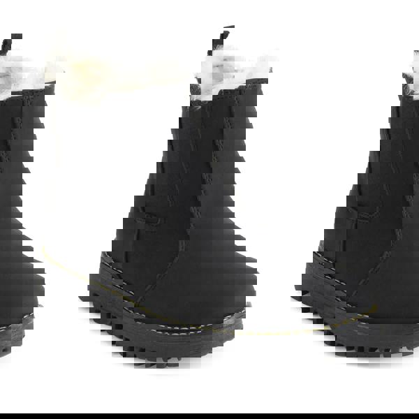 VIVA Polar Womens Chelsea Winter Boots - Faux Fur Lined Nubuck Ankle Boots