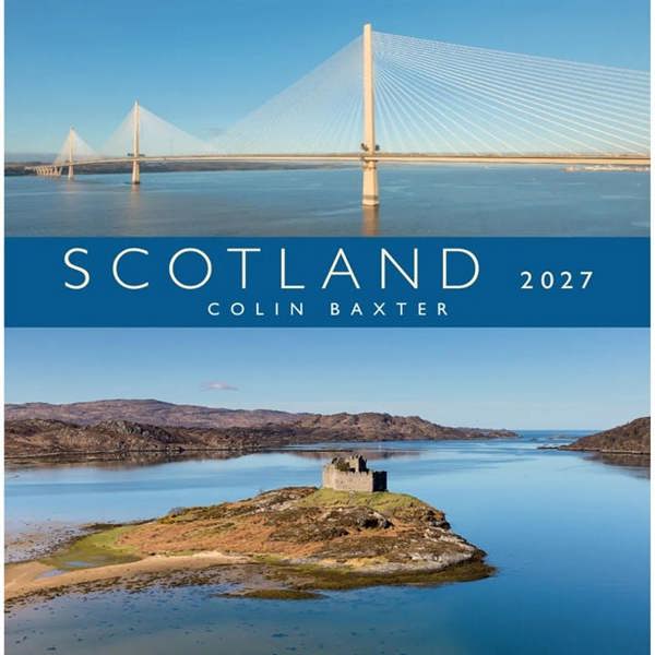 Colin Baxter, Scotland Calendar 2027, Wall Calendars, Month To View, Travel, Gift