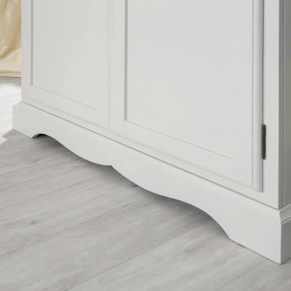 Statement Furniture Romance Double Wardrobe with Crystal Handles. Full Hanging French Style Storage