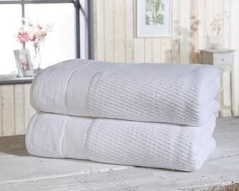 HomeSpace Direct Noble Velour 2 Piece Bath Towel Bale