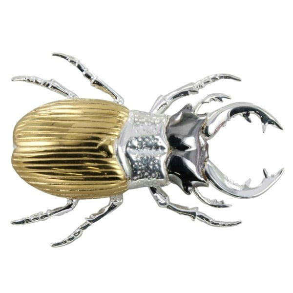 Stag Beetle Brooch - Reeves & Reeves