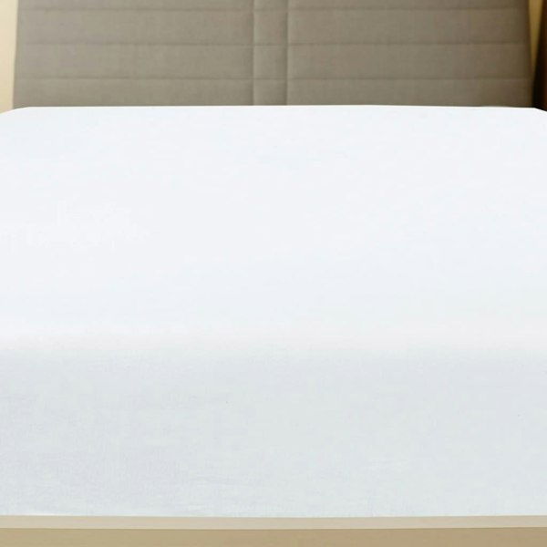 Berkfield Jersey Fitted Sheet White 140x200 cm Cotton