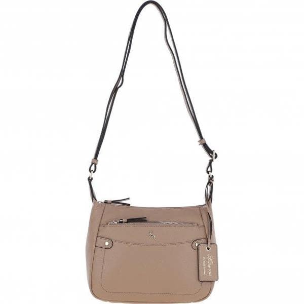 Ashwood 'Classico Napoli' Real Leather Top Zip Crossbody Bag: 63931
